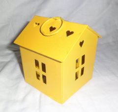 Bird House T-Light Holder(Yellow)