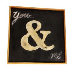 You & Me Board Wall Decor