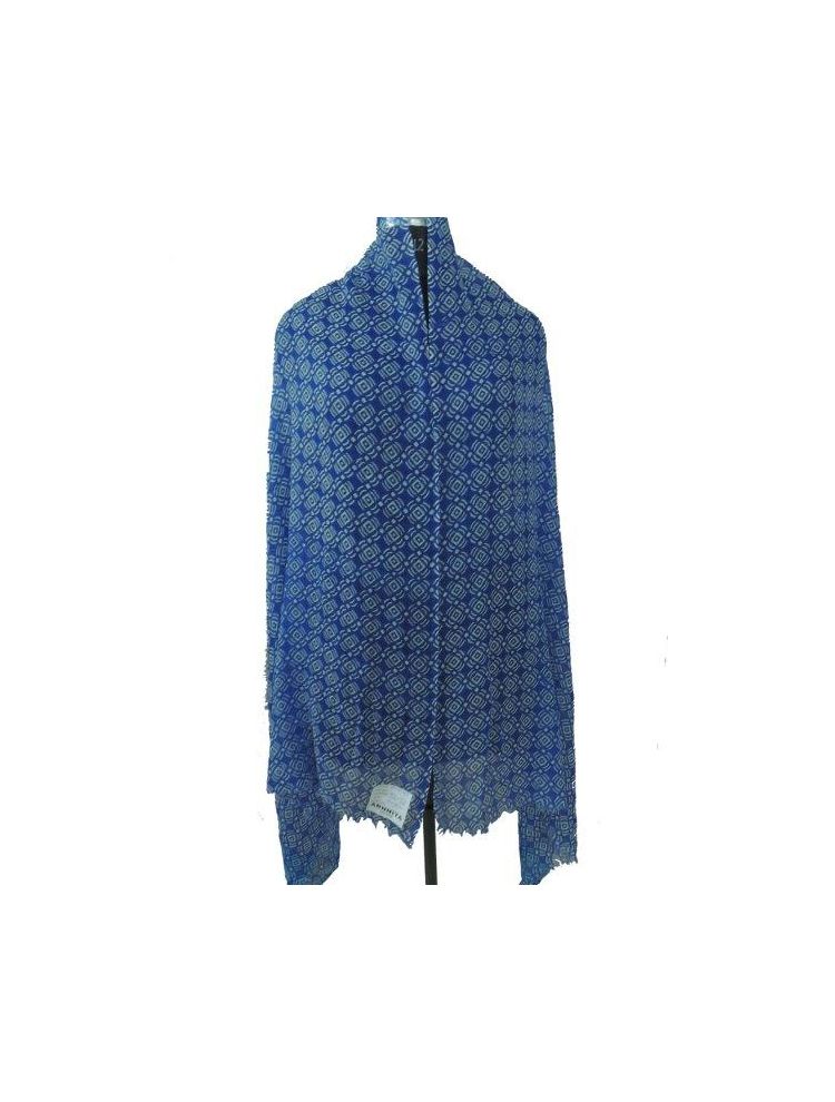 ArnNita Blue Print Scarf