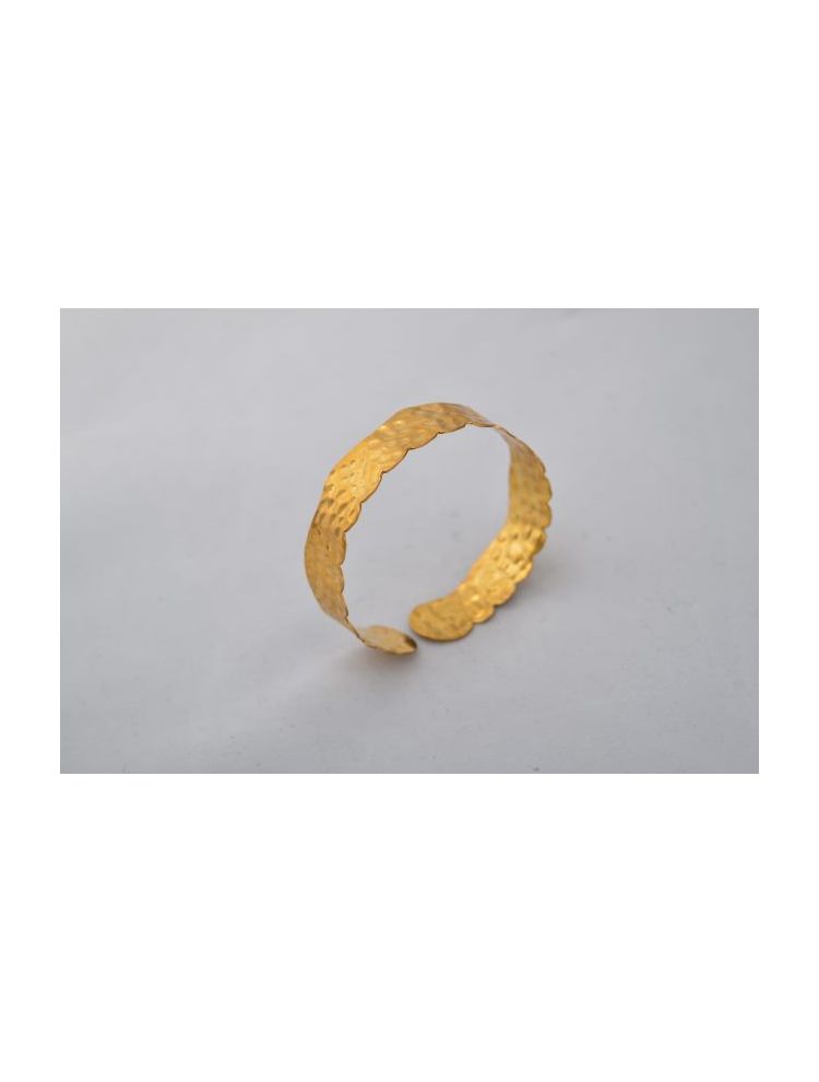 Gold Plated Brass Cuff