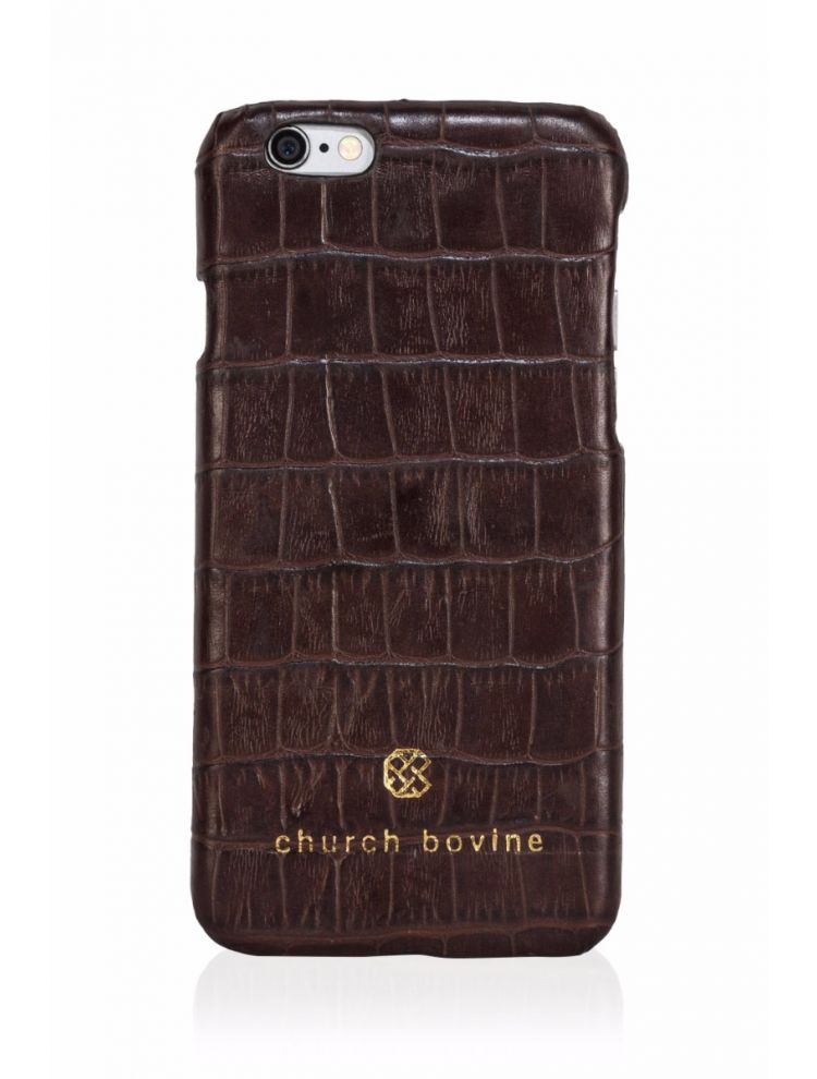 Croco Brown Mobile Case