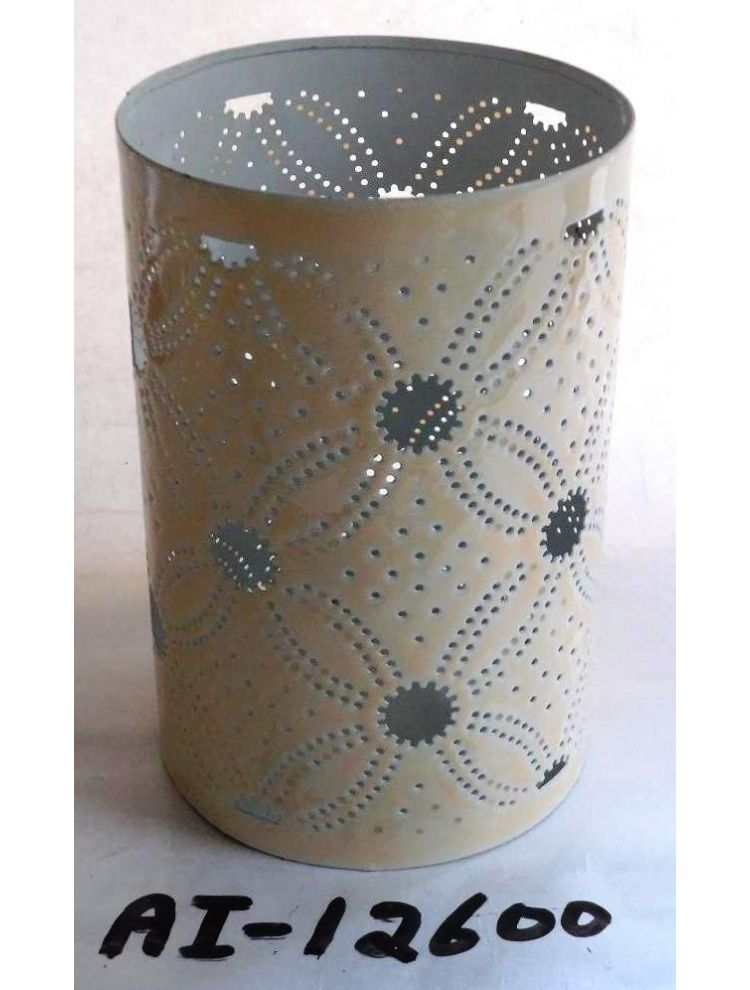 Peach Metal Votive