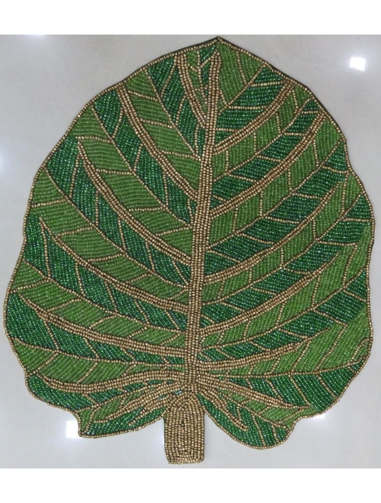 Leaf Beaded Placemat