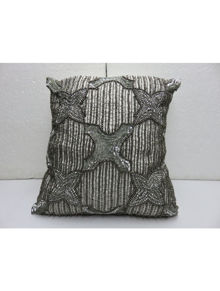 Flower & Cross Cushion Cover