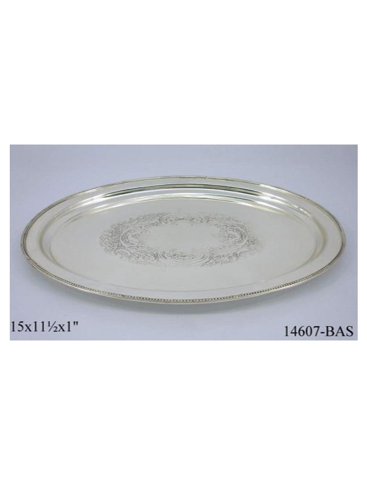 Silver Plated Round Tray