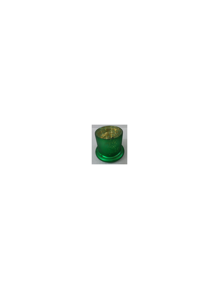 Green Glass Mercury Cloche Small